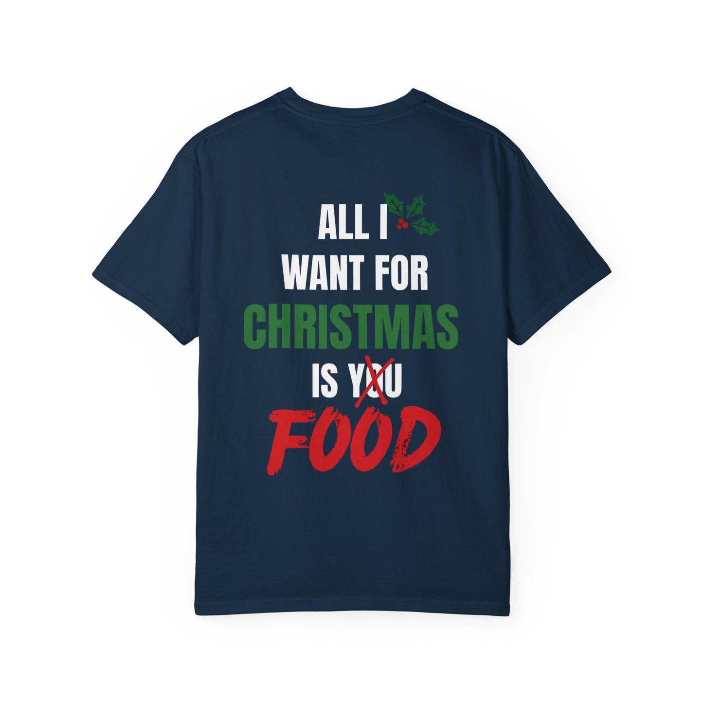 Christmas x Food T‑Shirt — Small Smile Pocket Tee