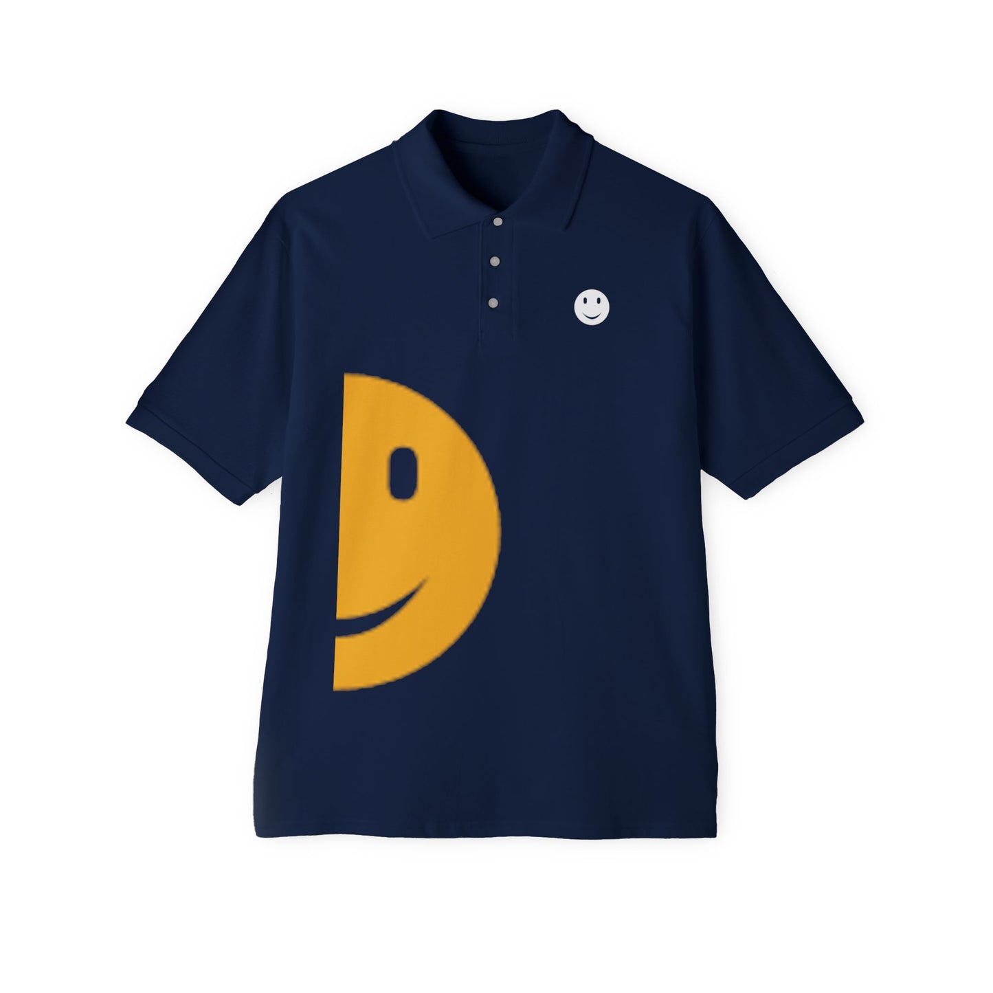 Smiley Face Men's Piqué Polo