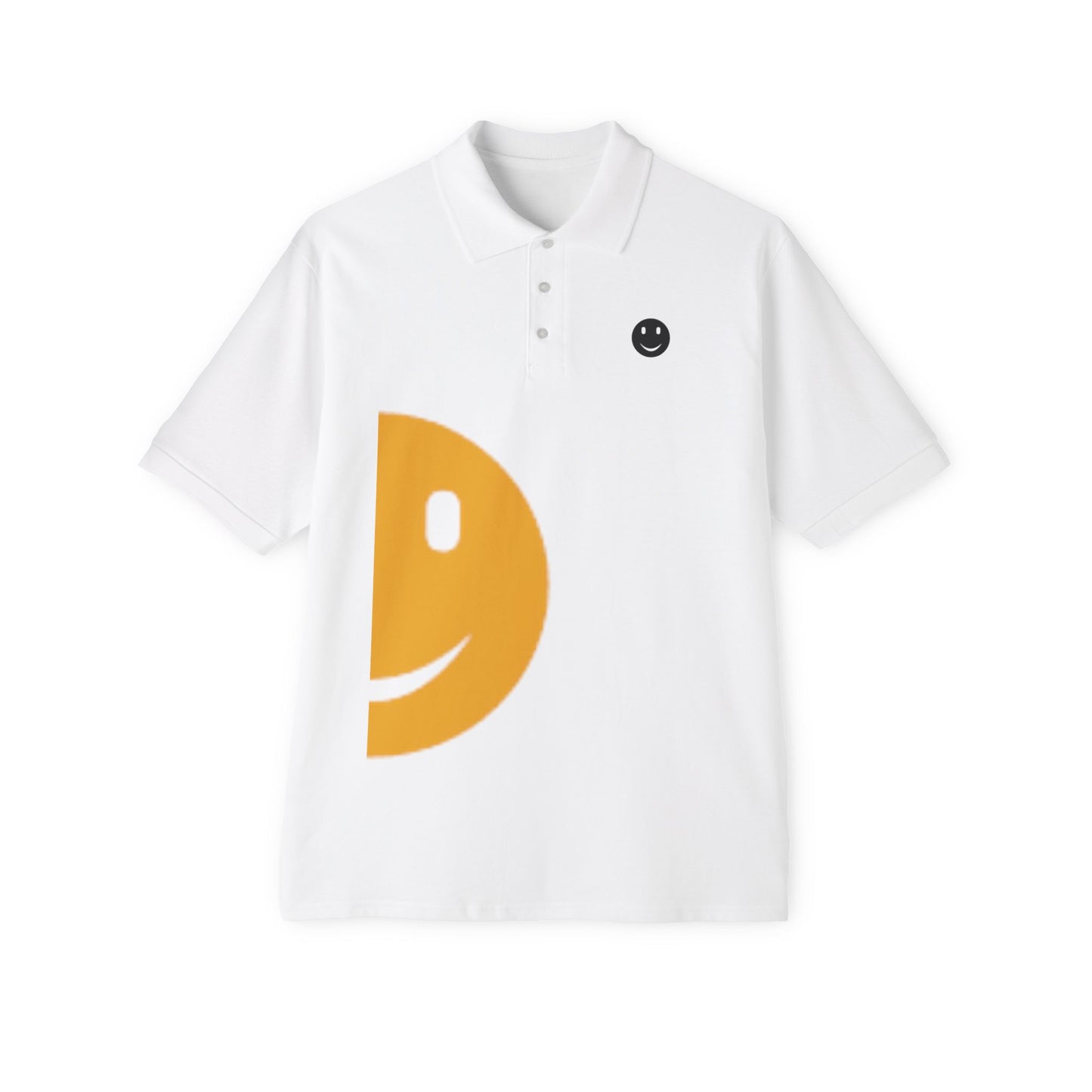 Smiley Face Men's Piqué Polo